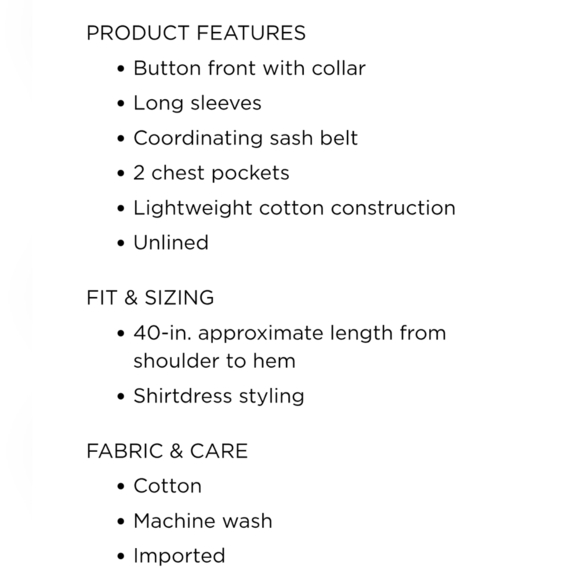 Lands End Womens Cotton Poplin Button-Down Shirt Dress, Cobalt Varsity Stripe 1X - Picture 5 of 10